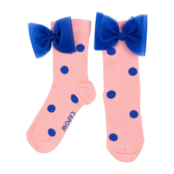 Polka Bow socks