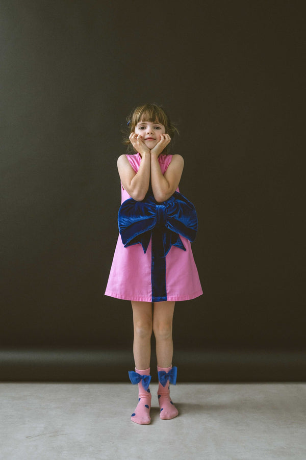 Polka Bow socks