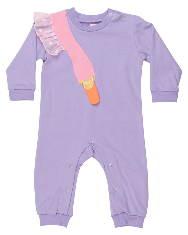 Agnes Angel Purple Onesie