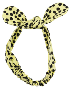 Molly Yellow Dot Headband