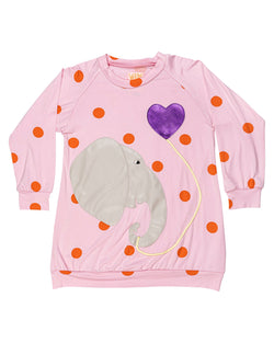 Ellen Elephant Polka dress