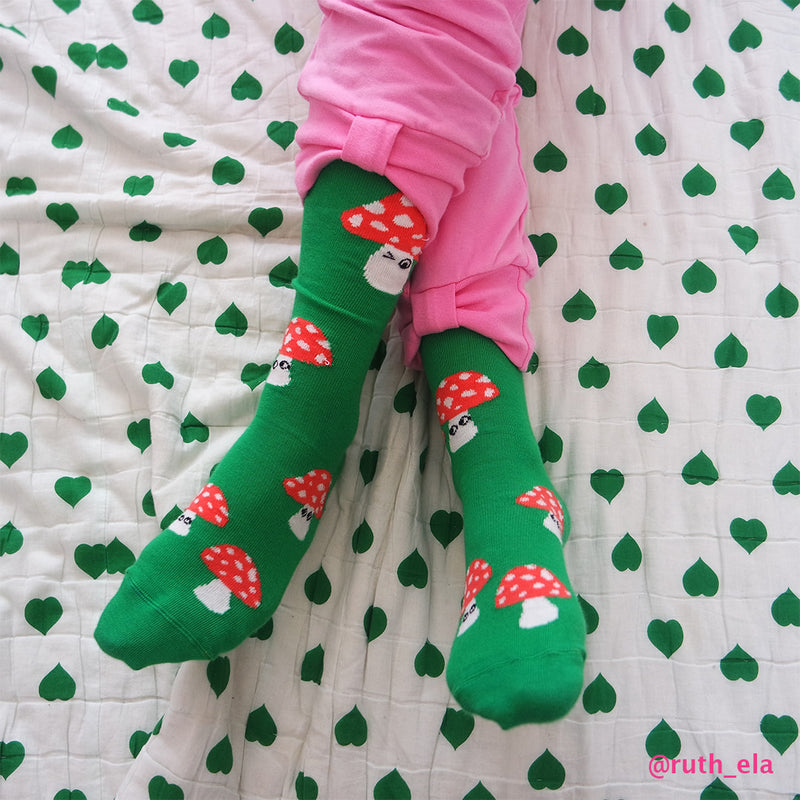 Magic Mushroom knee socks