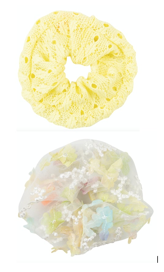 Scrunchie Yellow Field 2 pack