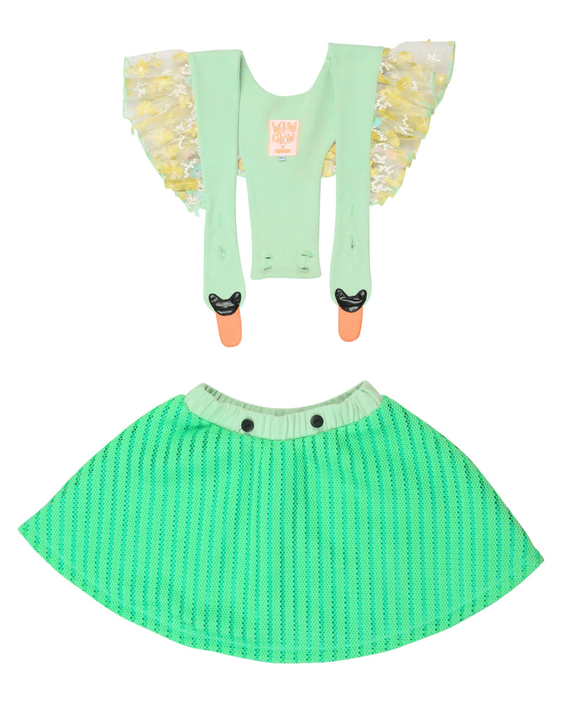 Bird Girl Frill Mint dress