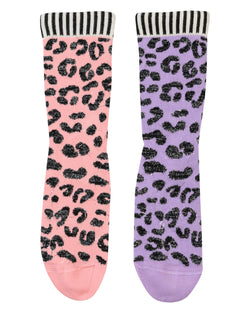 Glitter Leo socks