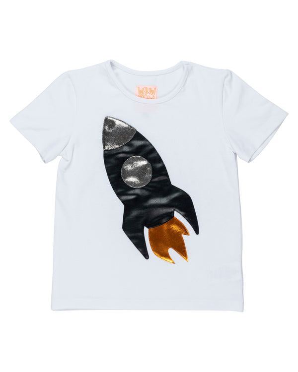 To the Moon T-shirt White
